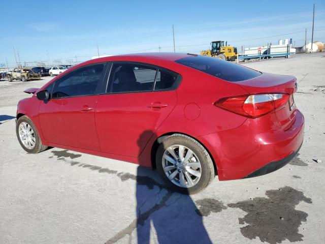 KNAFX4A66F5271881 - 2015 KIA FORTE LX RED photo 2