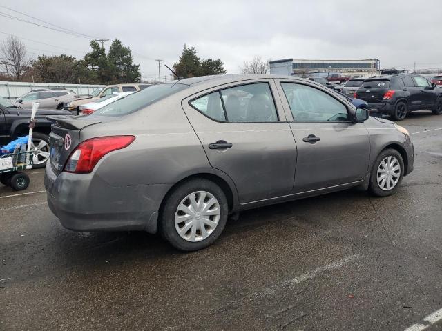 3N1CN7AP9GL827126 - 2016 NISSAN VERSA S GRAY photo 3