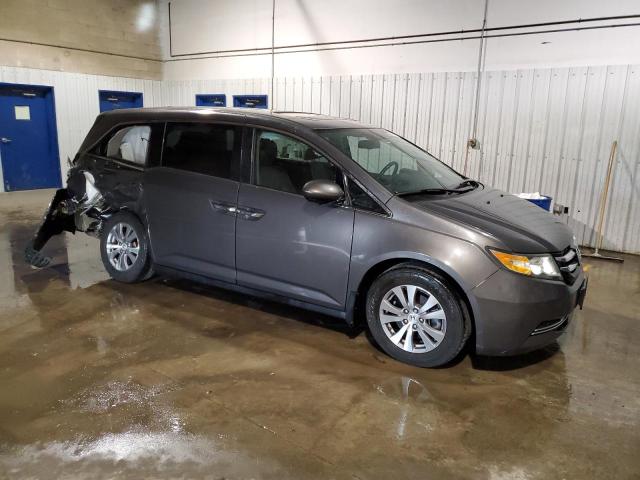 5FNRL5H63EB101238 - 2014 HONDA ODYSSEY EXL GRAY photo 4