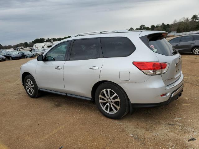 5N1AR2MN4FC600356 - 2015 NISSAN PATHFINDER S SILVER photo 2