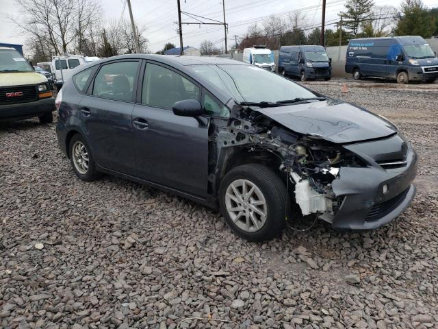 JTDZN3EU7C3066196 - 2012 TOYOTA PRIUS V GRAY photo 4