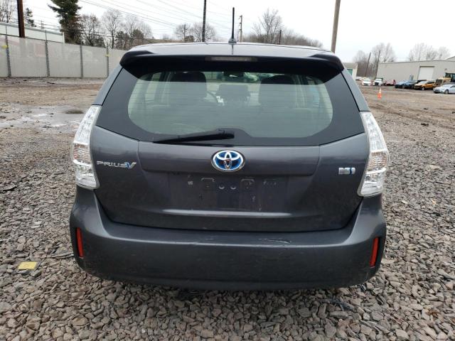 JTDZN3EU7C3066196 - 2012 TOYOTA PRIUS V GRAY photo 6