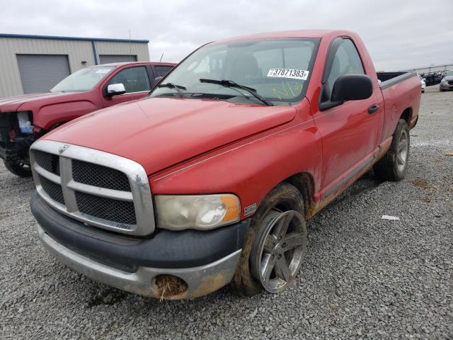 1D7HA16D15J535619 - 2005 DODGE RAM 1500 ST RED photo 1