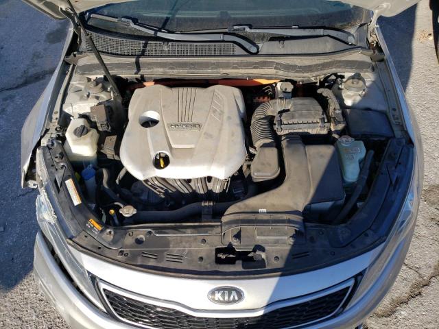 KNAGM4AD1D5057583 - 2013 KIA OPTIMA HYBRID SILVER photo 11