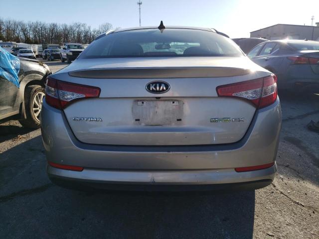 KNAGM4AD1D5057583 - 2013 KIA OPTIMA HYBRID SILVER photo 6