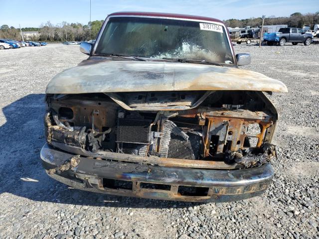 1FTEX15N3TKA05536 - 1996 FORD F150 BURGUNDY photo 5