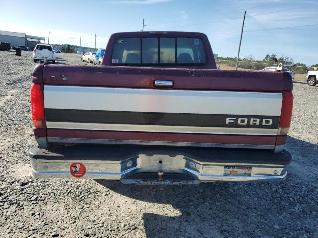 1FTEX15N3TKA05536 - 1996 FORD F150 BURGUNDY photo 6