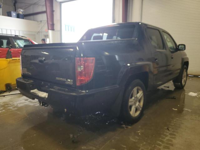 5FPYK16569B103290 - 2009 HONDA RIDGELINE RTL BLUE photo 3