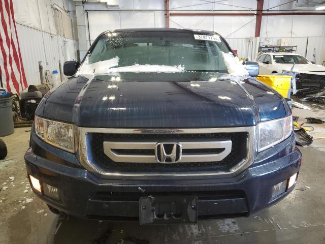 5FPYK16569B103290 - 2009 HONDA RIDGELINE RTL BLUE photo 5