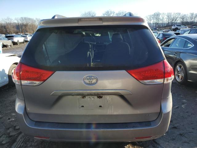 5TDKK3DC2DS350922 - 2013 TOYOTA SIENNA LE SILVER photo 6