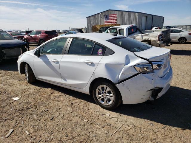 1G1BJ5SM8K7105049 - 2019 CHEVROLET CRUZE WHITE photo 2