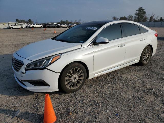 5NPE34AF1FH041269 - 2015 HYUNDAI SONATA SPORT WHITE photo 1