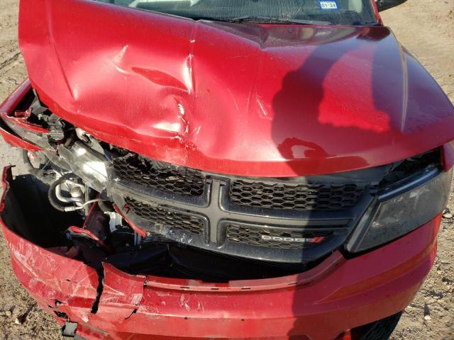 3C4PDCAB2JT527689 - 2018 DODGE JOURNEY SE RED photo 11