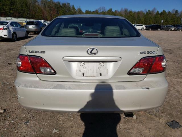 JTHBF30G930147863 - 2003 LEXUS ES 300 BEIGE photo 6