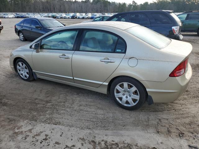 1HGFA16517L132050 - 2007 HONDA CIVIC LX GOLD photo 2