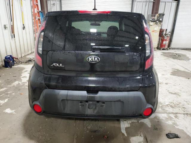 KNDJN2A23F7793974 - 2015 KIA SOUL BLACK photo 6