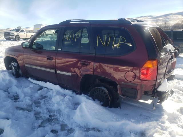 1GKDT13S922277270 - 2002 GMC ENVOY RED photo 2