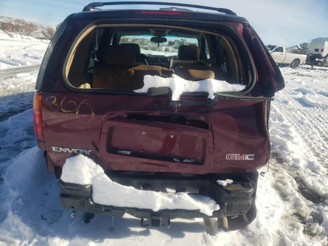 1GKDT13S922277270 - 2002 GMC ENVOY RED photo 6