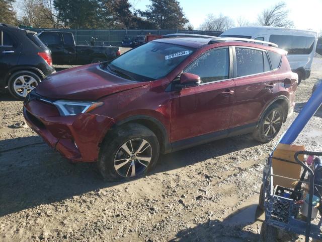 2T3WFREV2JW442759 - 2018 TOYOTA RAV4 ADVENTURE RED photo 1