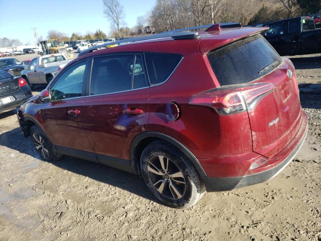 2T3WFREV2JW442759 - 2018 TOYOTA RAV4 ADVENTURE RED photo 2