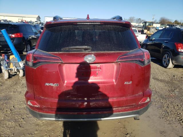 2T3WFREV2JW442759 - 2018 TOYOTA RAV4 ADVENTURE RED photo 6