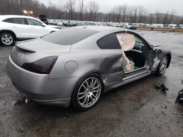 JNKCV64E68M101389 - 2008 INFINITI G37 BASE GRAY photo 3