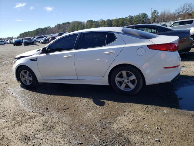 KNAGM4A75F5570428 - 2015 KIA OPTIMA LX WHITE photo 2