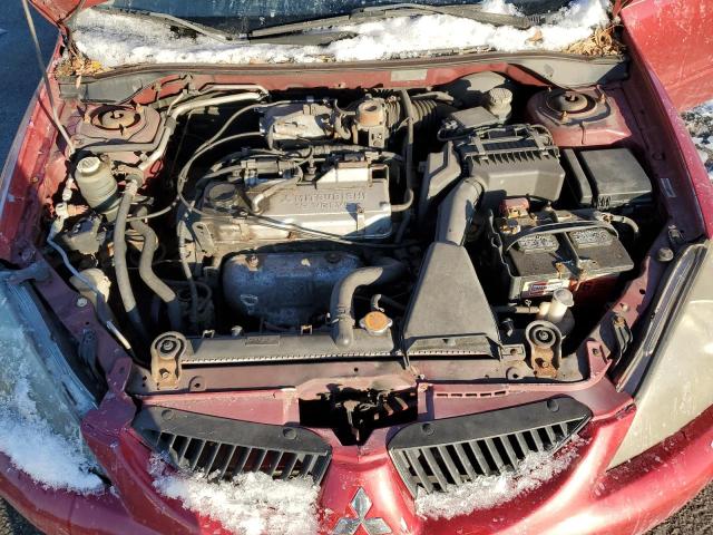 JA3AJ26E85U003761 - 2005 MITSUBISHI LANCER ES RED photo 11