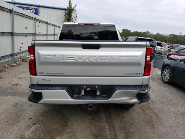 1GCPYBEH8LZ266304 - 2020 CHEVROLET SILVERADO K1500 CUSTOM SILVER photo 6