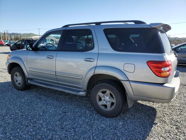 5TDBT48A52S098723 - 2002 TOYOTA SEQUOIA LIMITED SILVER photo 2