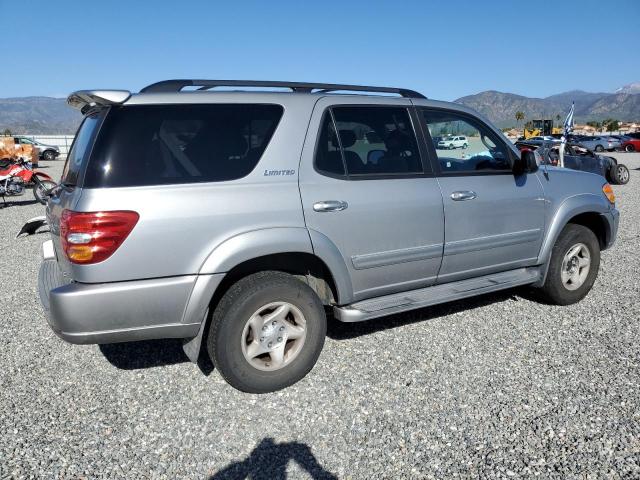 5TDBT48A52S098723 - 2002 TOYOTA SEQUOIA LIMITED SILVER photo 3