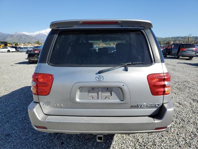 5TDBT48A52S098723 - 2002 TOYOTA SEQUOIA LIMITED SILVER photo 6