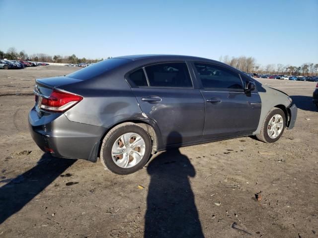 2HGFB2F5XEH533643 - 2014 HONDA CIVIC LX GRAY photo 3