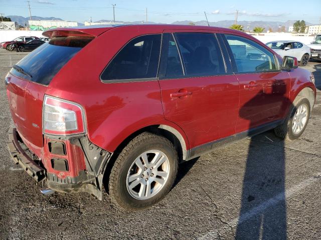 2FMDK38CX8BA22542 - 2008 FORD EDGE SEL RED photo 3