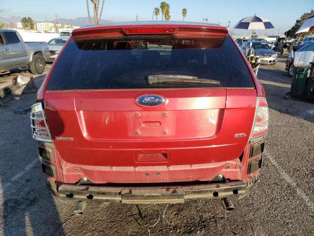 2FMDK38CX8BA22542 - 2008 FORD EDGE SEL RED photo 6