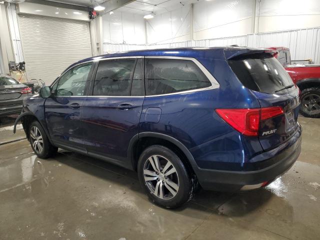 5FNYF5H37JB012808 - 2018 HONDA PILOT EX BLUE photo 2