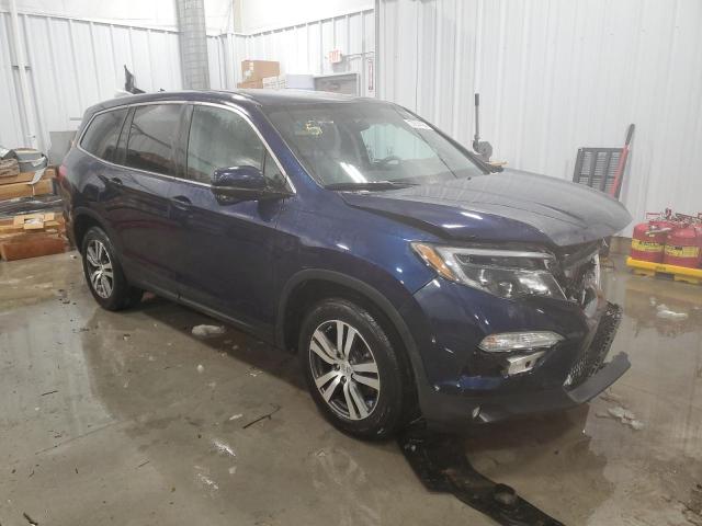 5FNYF5H37JB012808 - 2018 HONDA PILOT EX BLUE photo 4