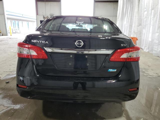 3N1AB7APXDL747149 - 2013 NISSAN SENTRA S BLACK photo 6