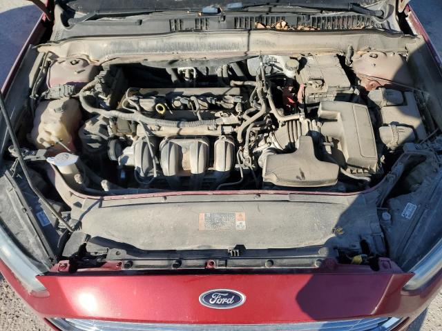 3FA6P0H74DR124937 - 2013 FORD FUSION SE RED photo 11