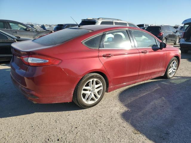 3FA6P0H74DR124937 - 2013 FORD FUSION SE RED photo 3