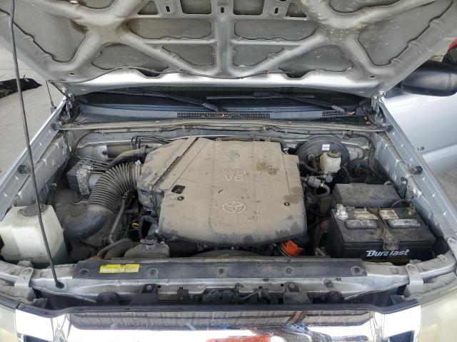 3TMJU4GN6AM093087 - 2010 TOYOTA TACOMA DOUBLE CAB PRERUNNER SILVER photo 11