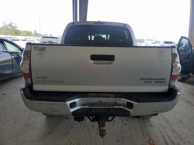 3TMJU4GN6AM093087 - 2010 TOYOTA TACOMA DOUBLE CAB PRERUNNER SILVER photo 6
