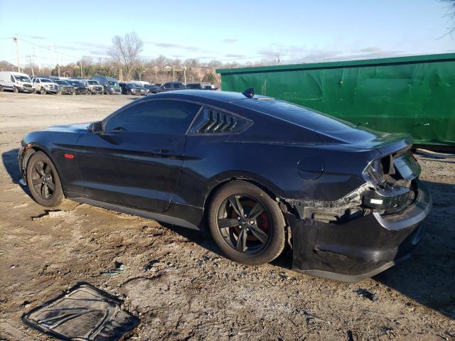 1FA6P8TH9M5154520 - 2021 FORD MUSTANG BLACK photo 2