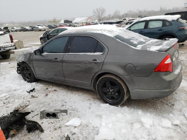 3FAHP0HA9BR114194 - 2011 FORD FUSION SE GRAY photo 2