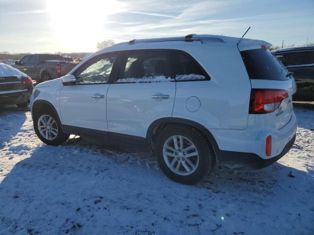 5XYKT4A66EG434080 - 2014 KIA SORENTO LX WHITE photo 2