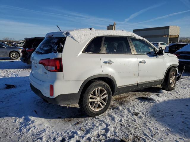 5XYKT4A66EG434080 - 2014 KIA SORENTO LX WHITE photo 3