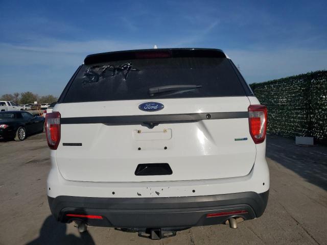 1FM5K8AR4GGA46813 - 2016 FORD EXPLORER POLICE INTERCEPTOR თეთრი ფოტო 6