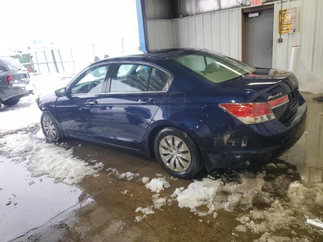 1HGCP2F32CA113325 - 2012 HONDA ACCORD LX BLUE photo 2