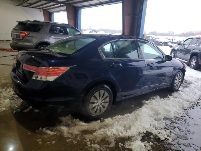 1HGCP2F32CA113325 - 2012 HONDA ACCORD LX BLUE photo 3