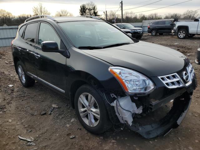 JN8AS5MV3DW117869 - 2013 NISSAN ROGUE S BLACK photo 4